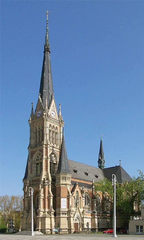 Die Petrikirche in Chemnitz