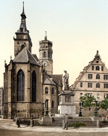 Stiftskirche Stuttgart um 1900