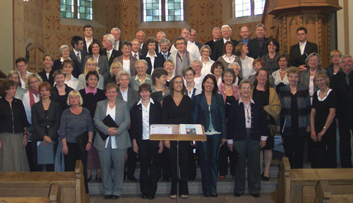 Die Kantorei der Kilianskirche in Schtmar